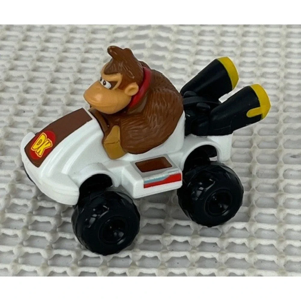 Donkey‎ Kong Kart Happy Meal Toy McDonalds 2024 White 3 inch DK Mario kart